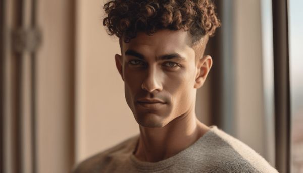 Coupe César cheveux bouclés homme : conseils pour une coiffure tendance