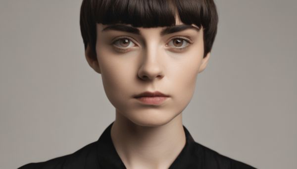 La coupe César avec frange courte, un style indémodable