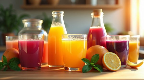 Réveillez votre énergie avec des jus de fruits colorés