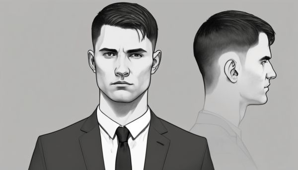 Un style masculin affirmé avec la coupe César tendance